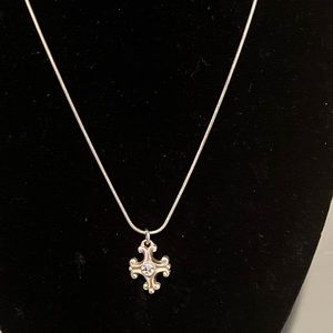 Brighton little cross with Crystal center